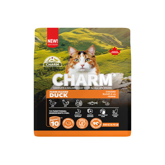 CHARM Farm Raised Duck Cat Food, 4.5-kg