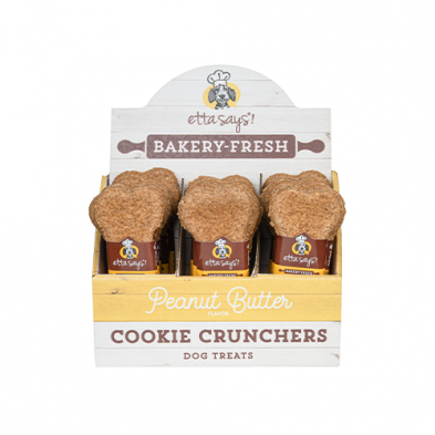 Etta Says!® Peanut Butter Cookie Cruncher Dog Treat