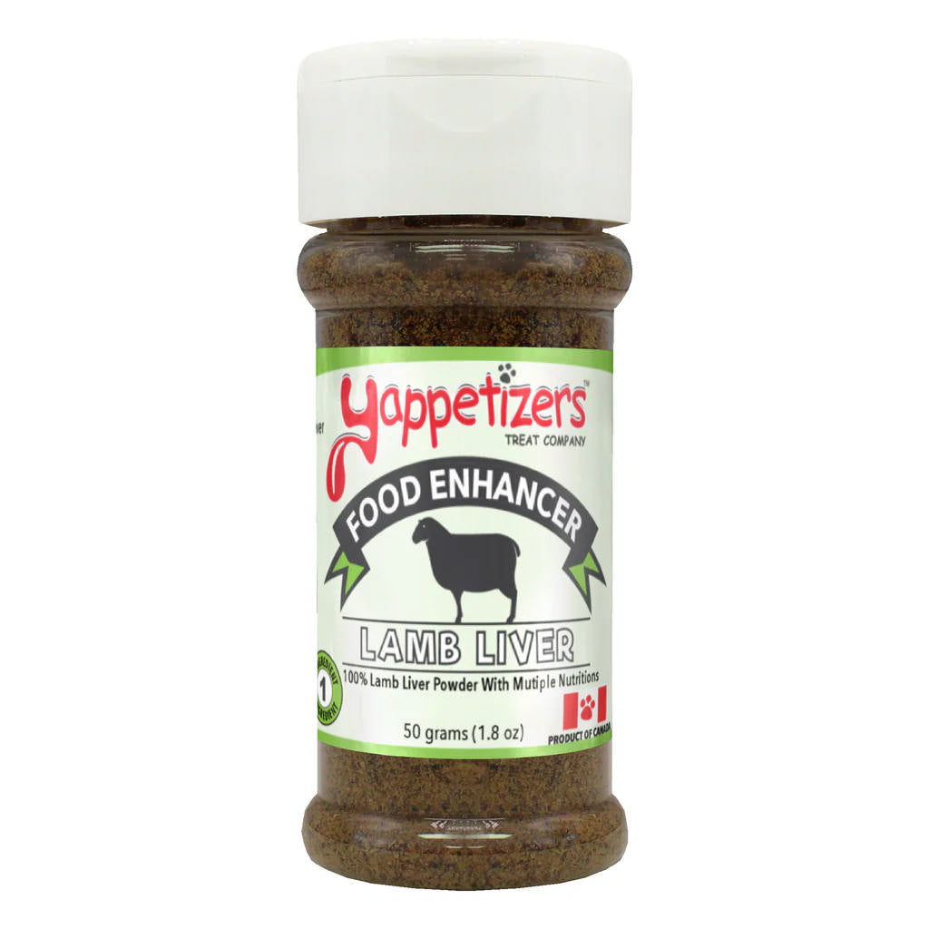 Yappetizers Lamb Liver Food Enhancer Topper for Dogs and Cats 50-g Bowmanville Ontario