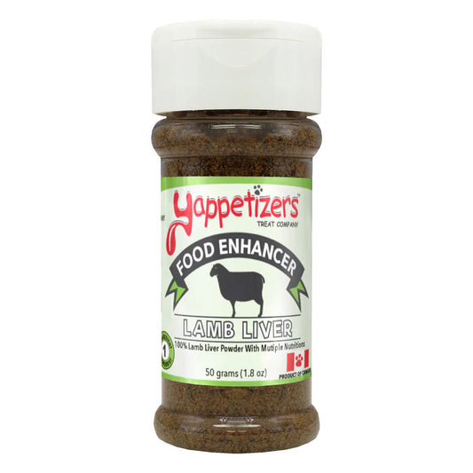 Yappetizers Lamb Liver Food Enhancer Topper for Dogs and Cats 50-g Bowmanville Ontario