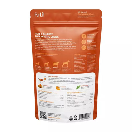 PurLifPet Itch & Allergy Therapeutic Chews, 135g