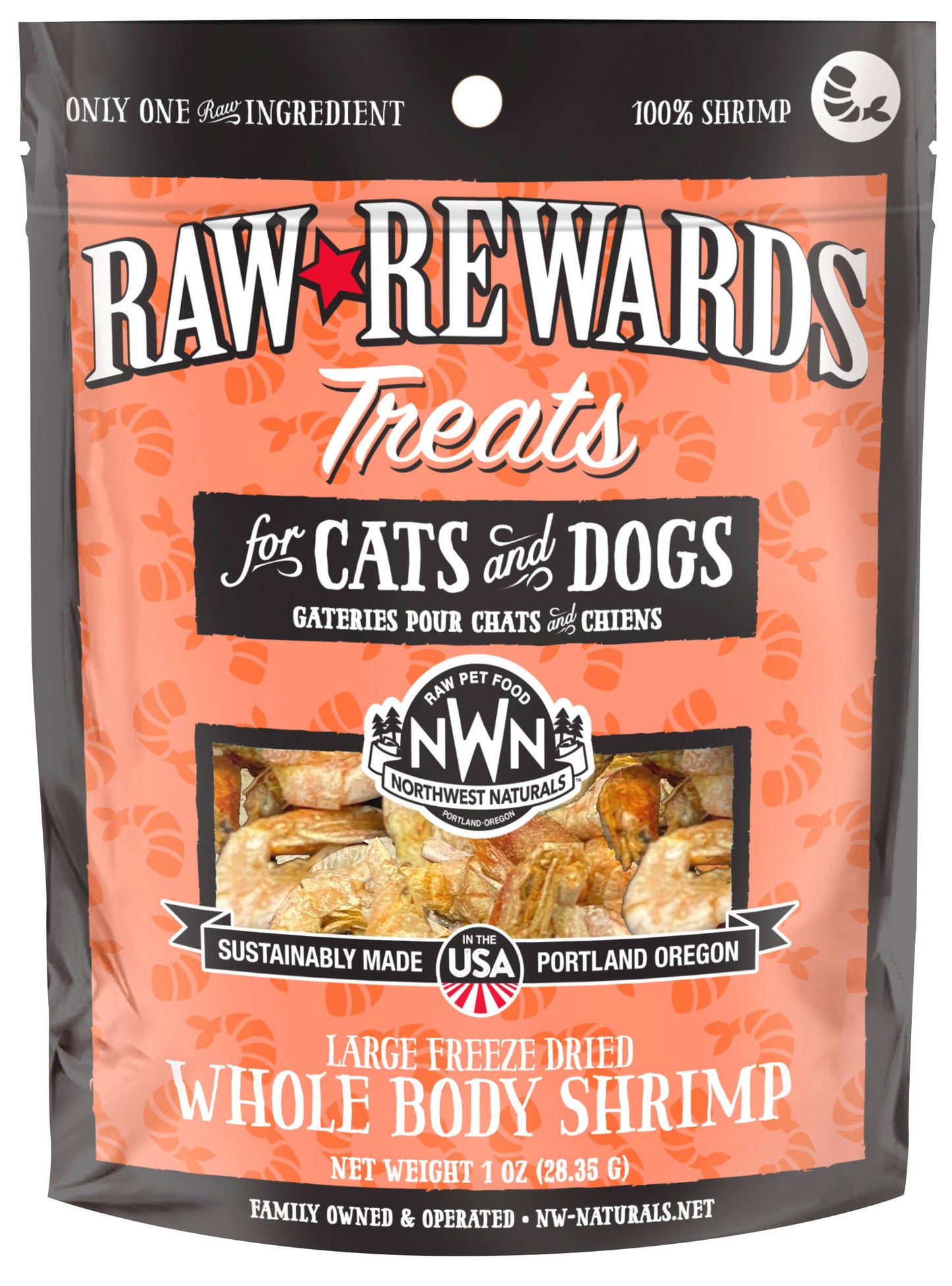 Northwest Naturals Freeze-dried Shrimp Treats, 283g