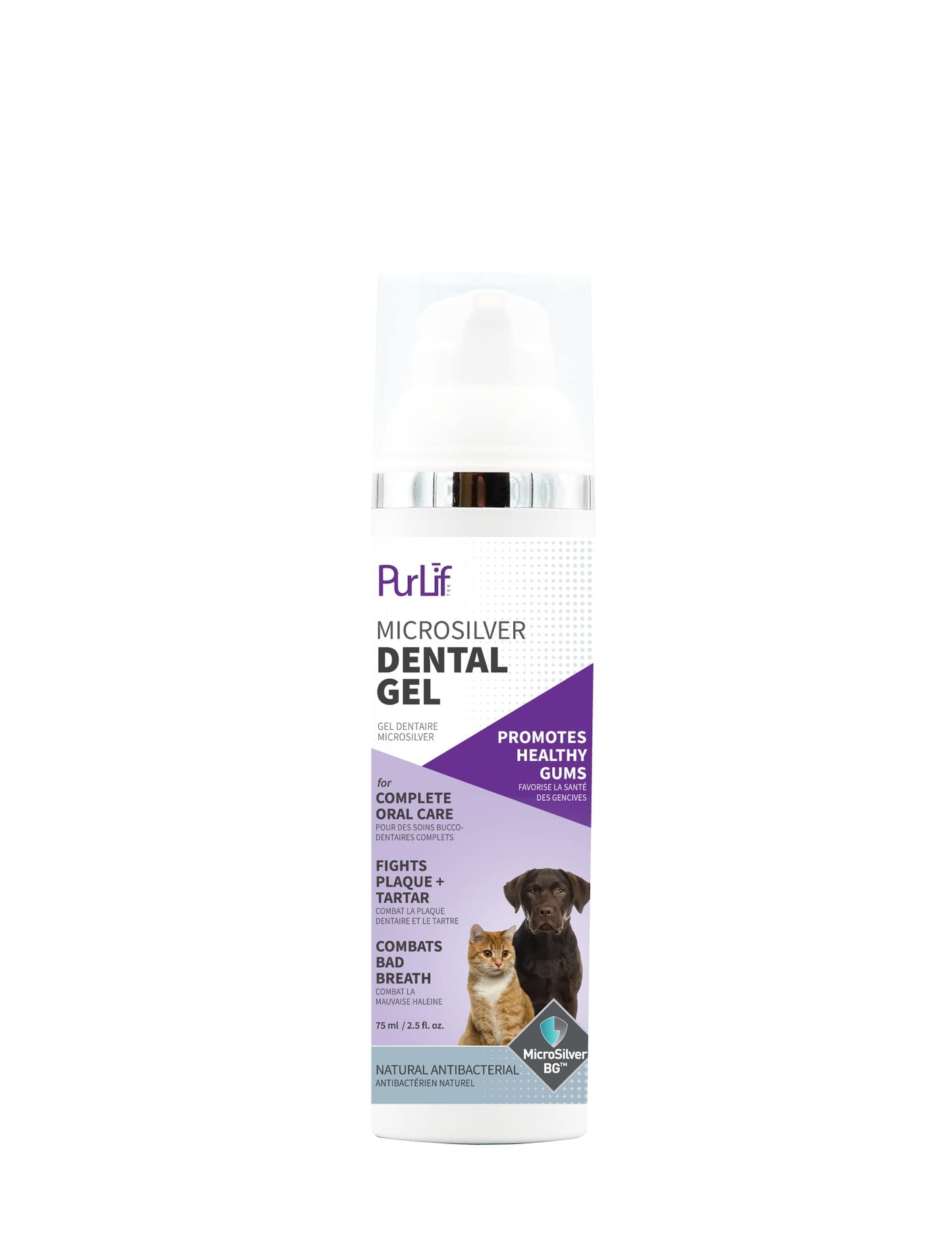 PurLif Pet MicroSilver Dental Gel, 75-ml