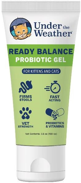 Under the Weather Cat Supplement, Ready Balance Probiotic Gel, 3.5-oz