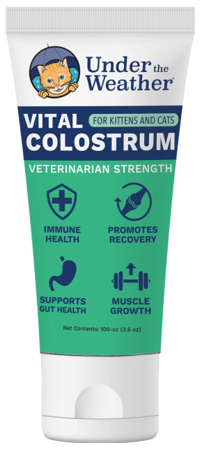 Under the Weather, Cat Supplements, Vital Colostrum, 3.5-oz