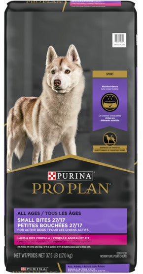 PURINA Pro Plan Dog Sport All Life Stages Small Bite Adult Lamb & Rice Formula, 2.72-kg