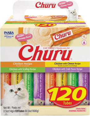 INABA Cat Churu Purees Variety, 120 Pack