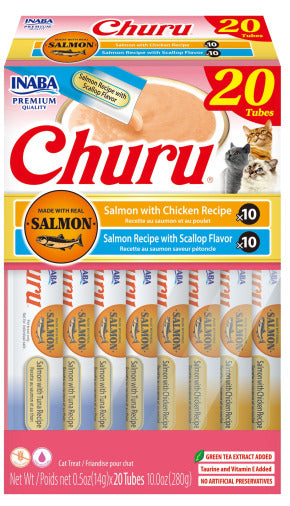 Inaba Cat Churu Purees Variety, 20 Pack