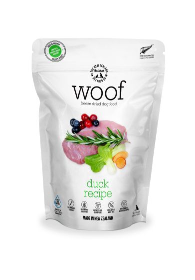 NZ Natural Woof Duck Freeze-Dried Dog Food 280-g Orono Ontario