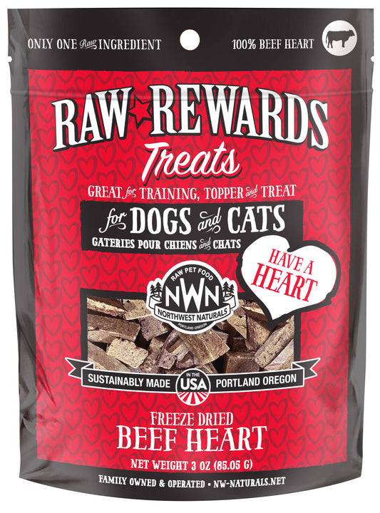 Northwest Naturals Freeze-dried Treats - Beef Heart - 85-g