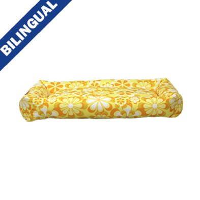 Ruff Love - Dog Bed - Flower Power - 35" x 46"