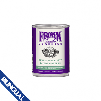Fromm® Classic Turkey & Rice Pâté Wet Dog Food  12.5oz
