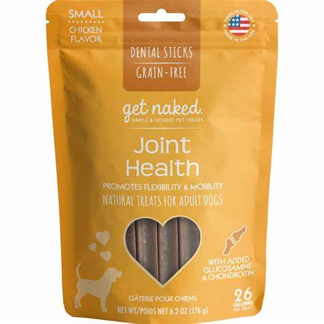 Get Naked - Dental Sticks - Joint Health - Small 6.2oz