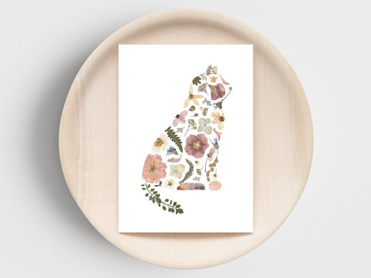 Forage For Flora - Sitting Cat Vinyl Sticker