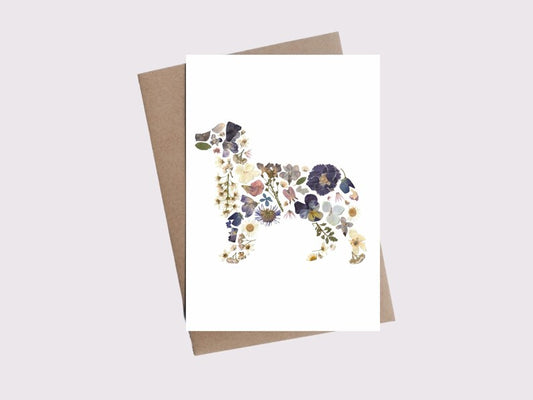 Forage For Flora - Australian Shepherd Card - 5"x7"