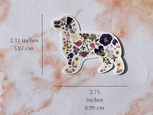 Forage For Flora - Australian Shepherd Vinyl Sticker