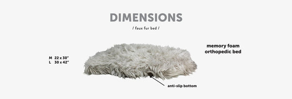 Be One Breed - Chic Chalet Faux Fur Bed - Large