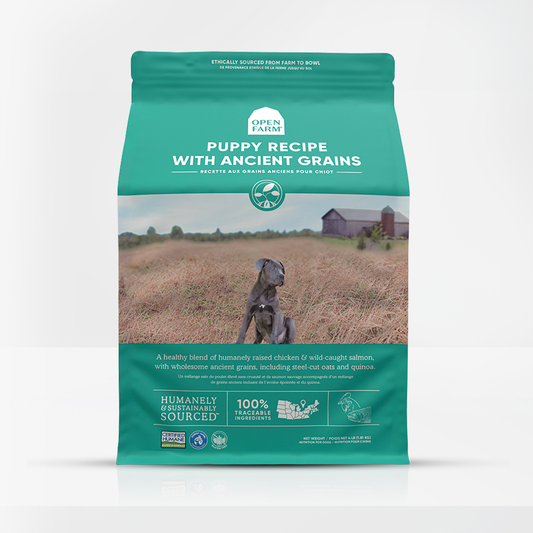 Open Farm Puppy Recipe with Ancient Grains Dry Dog Food, 4-lb (Size: 4-lb)