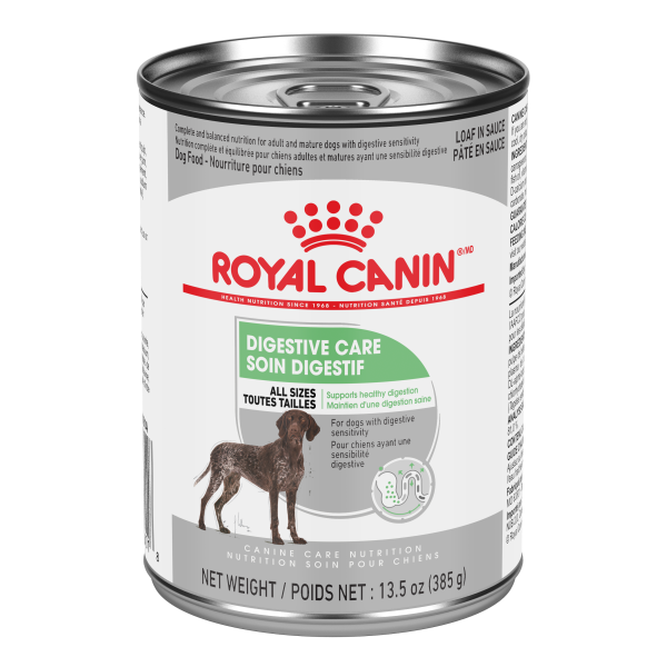 Royal Canin Canine Care Nutrition Digestive Care Adult Loaf in Gravy Canned Dog Food 385-gm can