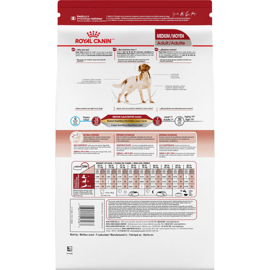 Royal Canin Size Health Nutrition Medium Adult Dry Dog Food, 30-lb