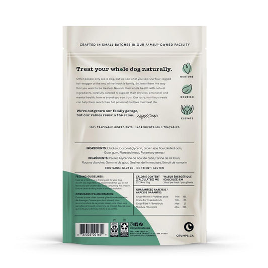 Crumps' Naturals Mini Trainers Chicken Semi-Moist Dog Treats, 132-gram