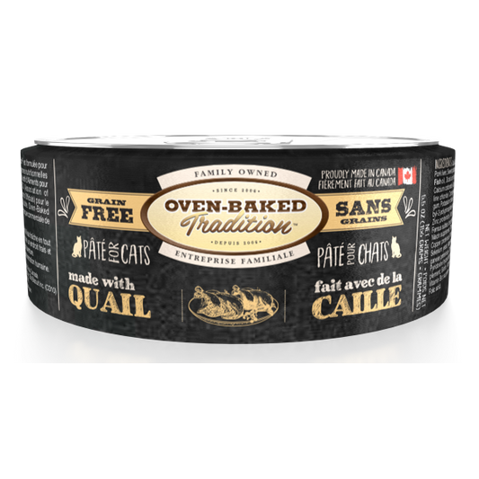 Oven-Baked Tradition Grain-Free Quail Pate Canned Cat Food, Adult, 5.5-oz (Size: 5.5-oz)