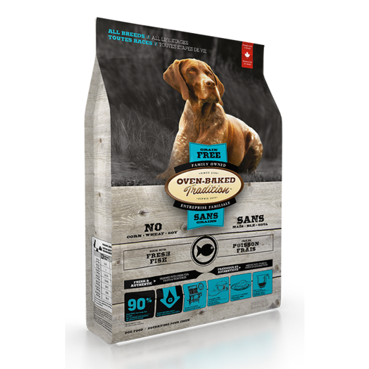 Oven-Baked Tradition Grain-Free Fresh Fish Formula Dry Dog Food, All Breeds, All Life Stages, 25-lb (Size: 25-lb)