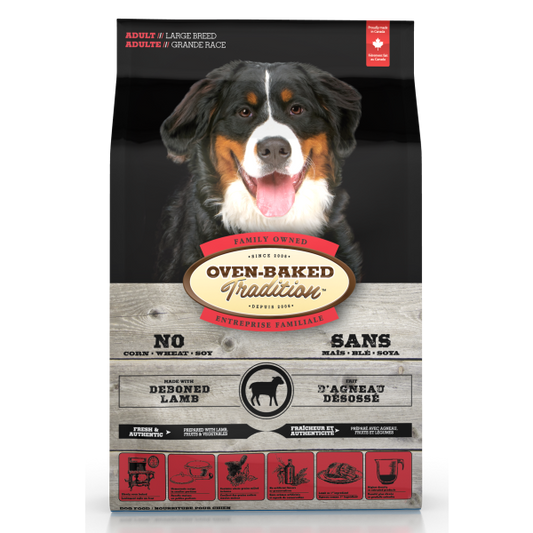 Oven-Baked Tradition Fresh Lamb Formula Dry Dog Food, Adult, Large Breed, 25-lb (Size: 25-lb)