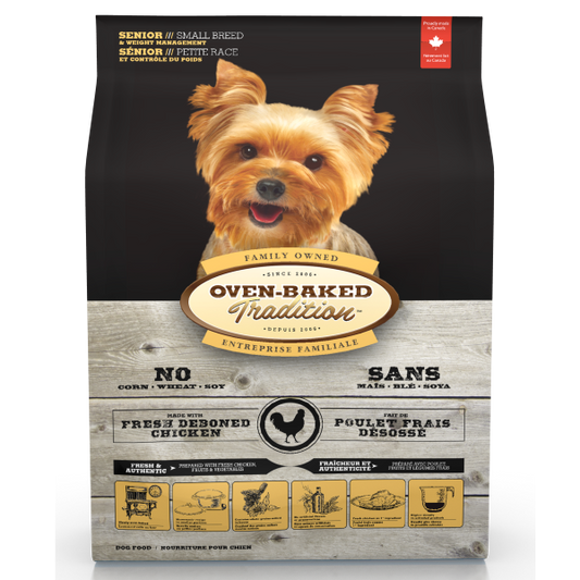 Oven-Baked Tradition Fresh Chicken Senior Small Breed Dry Dog Food, 2.2-lb (Size: 2.2-lb)