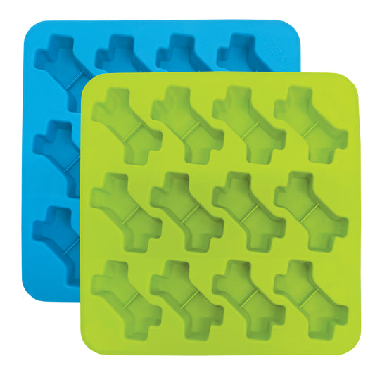 Messy Mutts Silicone Bone - Treat Maker 2 Pack