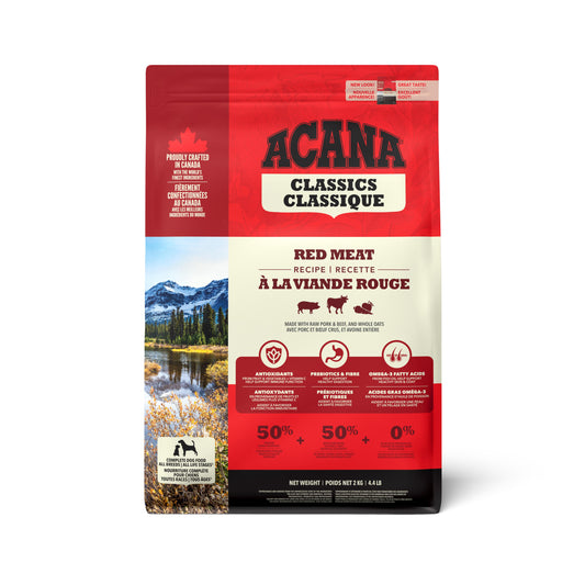 ACANA Classics Red Meat Dry Dog Food, 2-kg (Size: 2-kg)