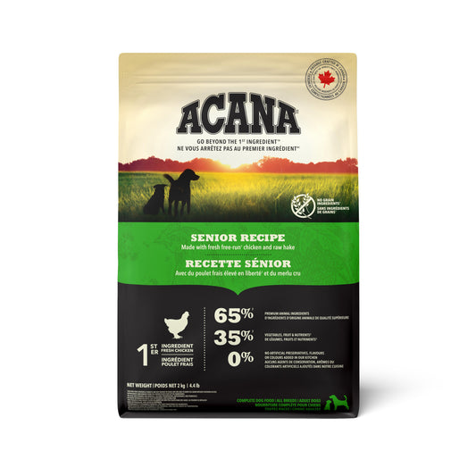 ACANA Senior Dry Dog Food, 2-kg (Size: 2-kg)