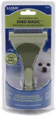 Safari Shed Magic De-Shedding Tool for Dogs, Medium (Size: Medium)