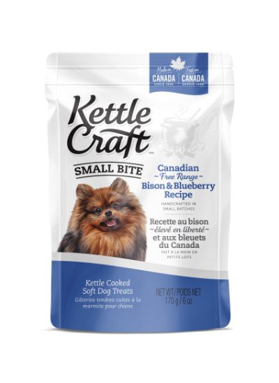 Kettle Craft Bison & Blueberry Dog Treats, Small, 170-gram