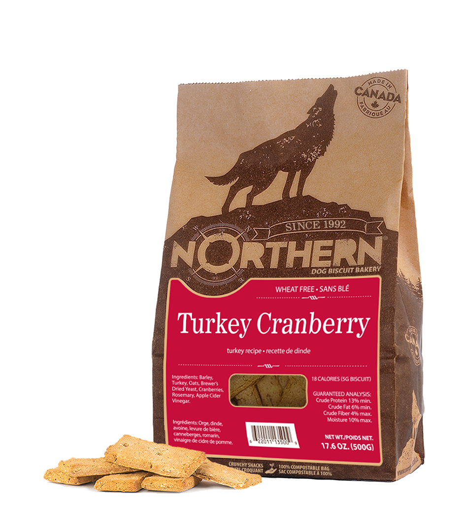 Northern Biscuit Turkey Cranberry Dog Treats, 500-gram (Size: 500-gram)