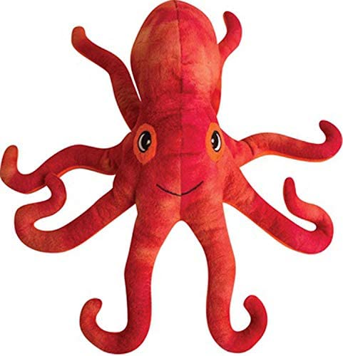 Snugarooz Snugz Olivia the Octopus Dog Toy, 11-in