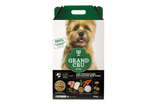 CaniSource Grand Cru Surf & Turf Formula Dehydrated Dog Food, 10-kg
