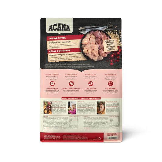 ACANA Indoor Entree Dry Cat Food, 1.8-kg