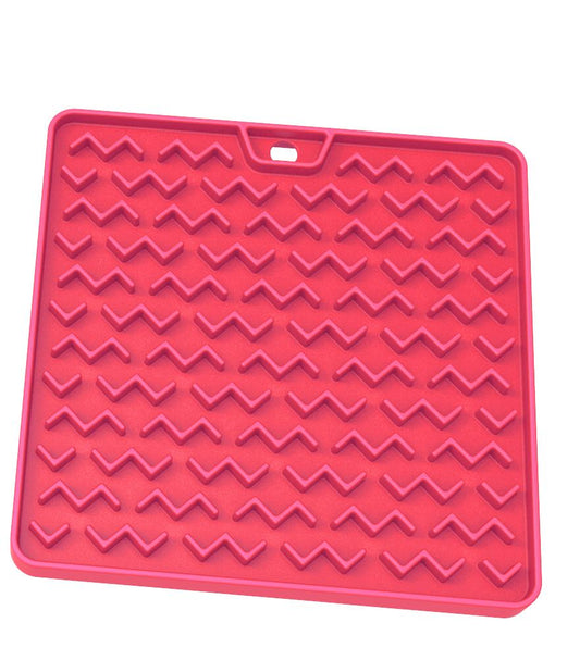 Messy Cats Silicone Reversible Interactive Feeding & Licking Mat, Watermelon