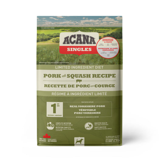 ACANA Singles Limited Ingredient Diet Pork & Squash Recipe Dry Dog Food, 5.4-kg (Size: 5.4-kg)