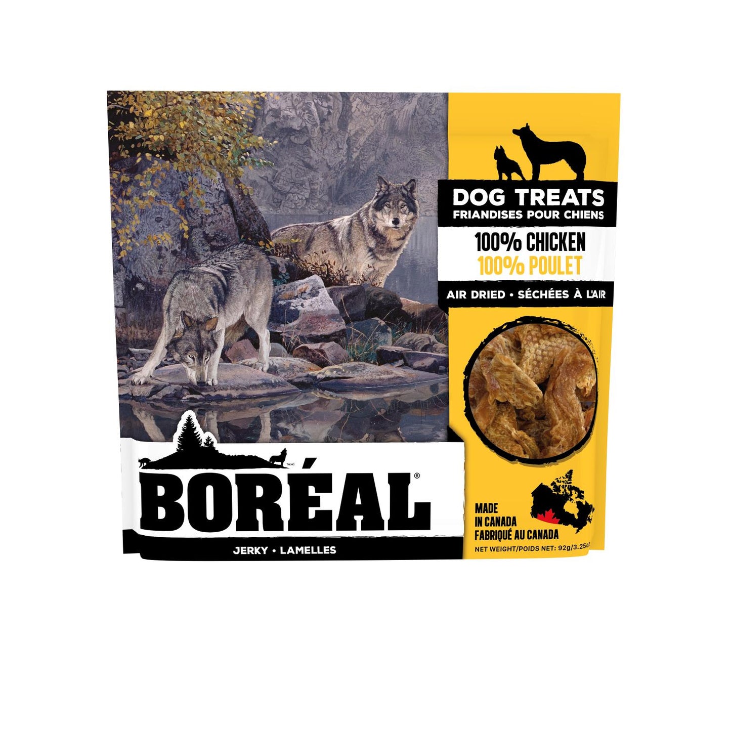 Boreal 100% Chicken Jerky Dog Treats, 92-gram