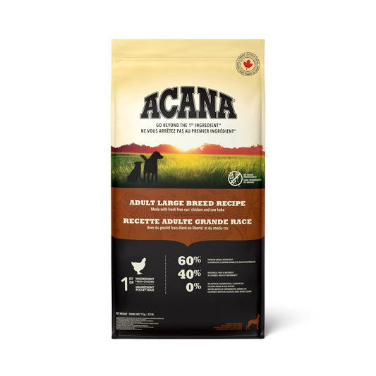 ACANA Adult Large Breed Dry Dog Food, 17-kg (Size: 17-kg)