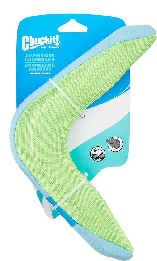 Chuckit! Amphibious Boomerang, Color Varies, Medium