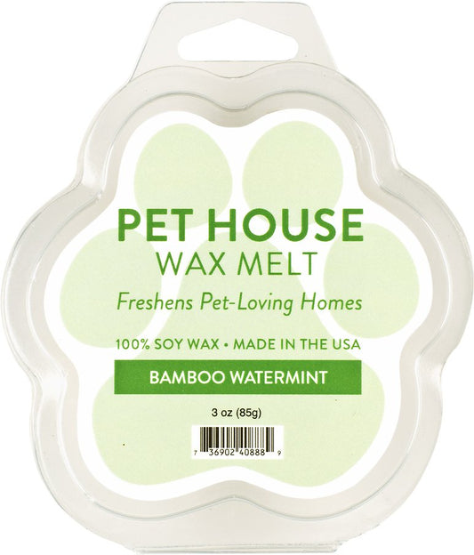 Pet House Year Round Wax Melts, Bamboo Watermint, 3-oz