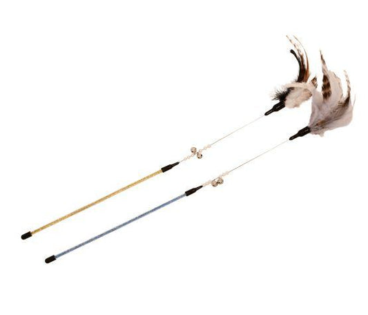 Bud'z Eagle Jar Feather Cat Toy, 14-in