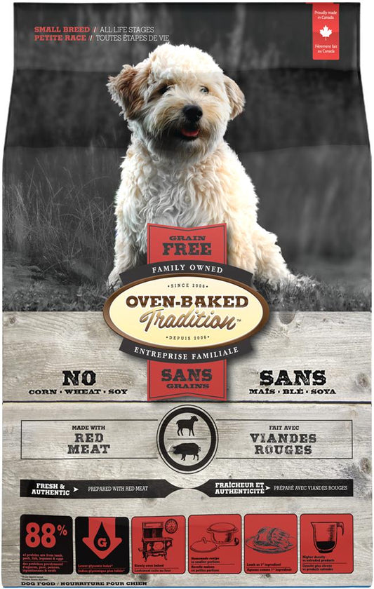 Oven-Baked Tradition Red Meat Small Breed Grain-Free Dry Dog Food, 2.2-lb (Size: 2.2-lb)