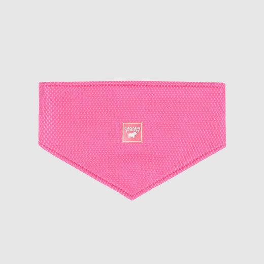 Canada Pooch Dog Cooling Bandana, Neon Pink, Large (Size: Large)