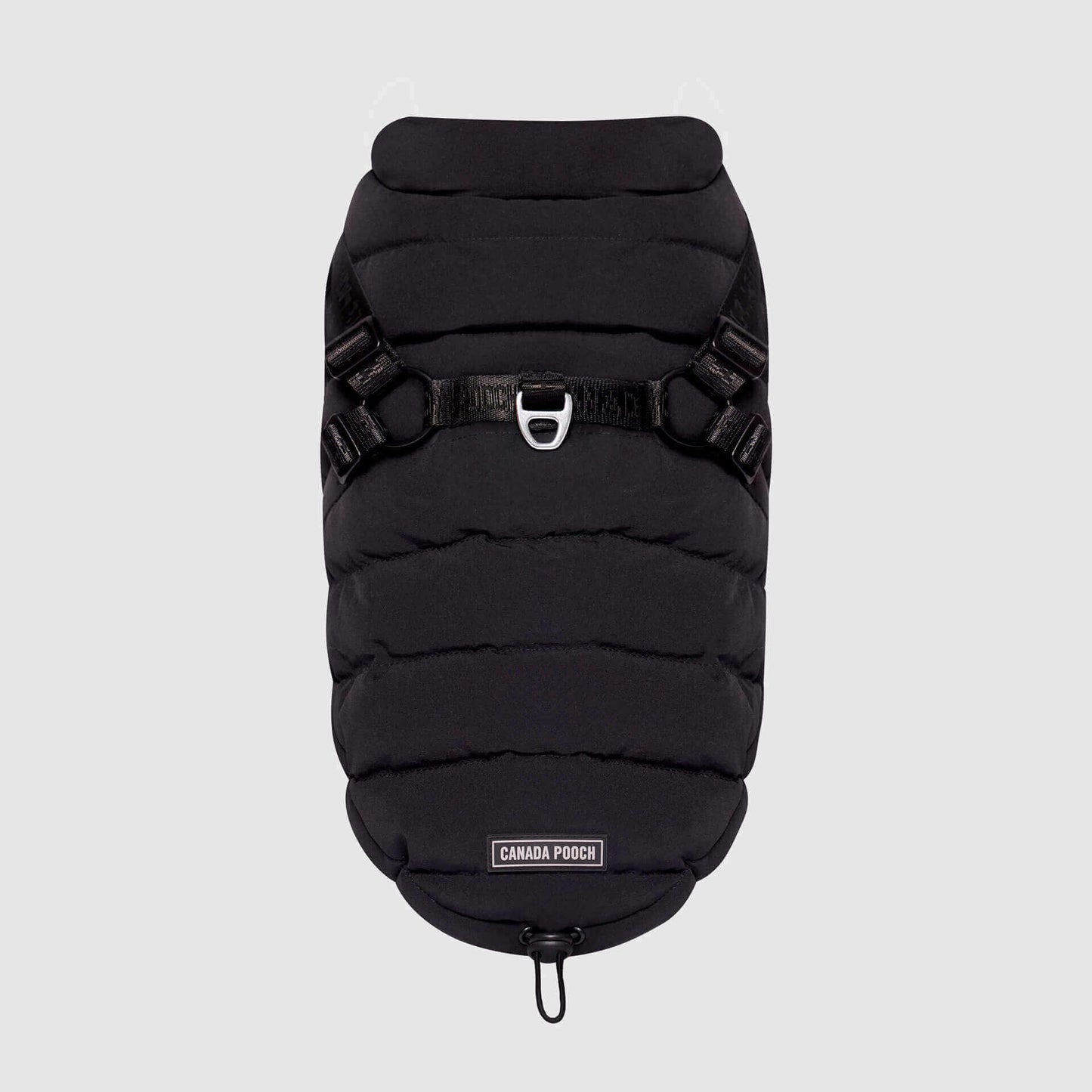 Canada Pooch Puffer Dog Harness, Black, 20 (Size: 20)