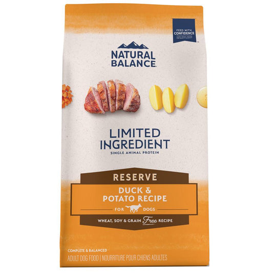 Natural Balance Limited Ingredient Reserve Duck & Potato Recipe Grain-Free Dry Dog Food, 22-lb (Size: 22-lb)