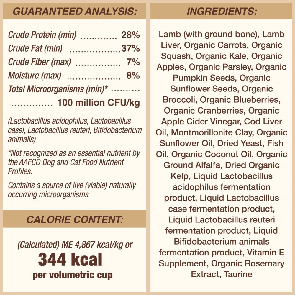 Primal Pronto Raw Freeze-Dried Lamb Recipe Dog Food, 7-oz (Size: 7-oz)